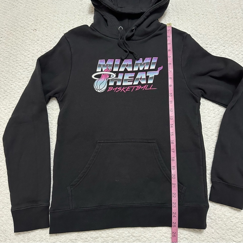 Fanatics Miami Heat Black Miami Nights Pullover Hoodie Men’s Size Small - Picture 5 of 7